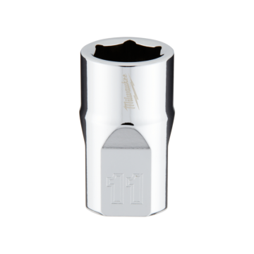 Milwaukee 3/8" Drive 11mm Metric Socket with FOUR FLAT™ Sides