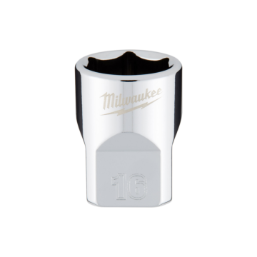 Milwaukee 3/8" Drive 16mm Metric Socket with FOUR FLAT™ Sides