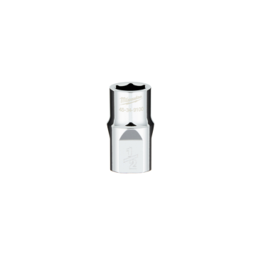 Milwaukee 1/2" Drive SAE 6-Point Socket with FOUR FLAT™ Sides
