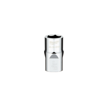 Milwaukee 1/2" Drive 9/16" SAE 6-Point Socket with FOUR FLAT™ Sides