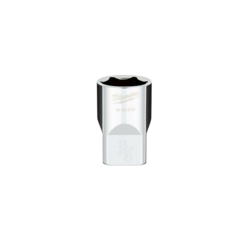 Milwaukee 1/2" Drive 3/4" SAE 6-Point Socket with FOUR FLAT™ Sides