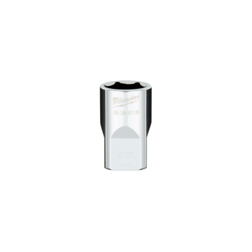 Milwaukee 1/2" Drive Metric 17MM 6-Point Socket with FOUR FLAT™ Sides