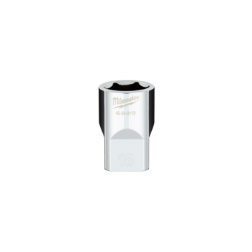 Milwaukee 1/2" Drive 18MM Metric 6-Point Socket with FOUR FLAT™ Sides