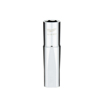 Milwaukee 1/2" Drive 9/16" SAE 6-Point Deep Socket with FOUR FLAT™ Sides