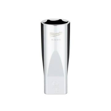 Milwaukee 1/2" Drive 15/16" SAE 6-Point Deep Socket with FOUR FLAT™ Sides