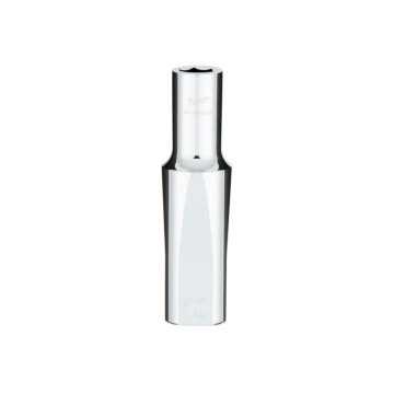 Milwaukee 1/2" Drive 10MM Metric 6-Point Deep Socket with FOUR FLAT™ Sides