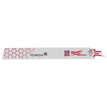 Milwaukee 9" 18 TPI TORCH™ SAWZALL® Blade for Medium Metal (5 PK)