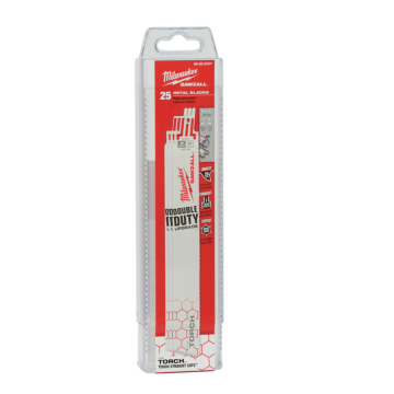 Milwaukee 9" 14 TPI TORCH™ SAWZALL® Blade for Medium Metal (25 PK)