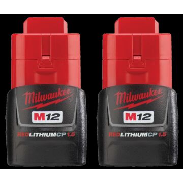 Milwaukee M12™ REDLITHIUM™ Compact Battery Two Pack