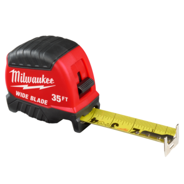 Milwaukee Wide Blade Tape Measure - 35 ft