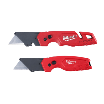 Milwaukee FASTBACK™ Folding Utility Knife Set (2pc)