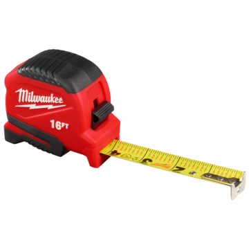 Milwaukee Compact Tape Measure - 16 ft