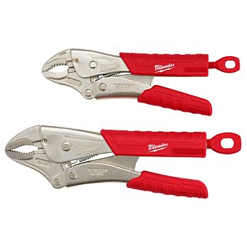 Milwaukee 2PC TORQUE LOCK™ Curved Jaw Locking Pliers Set