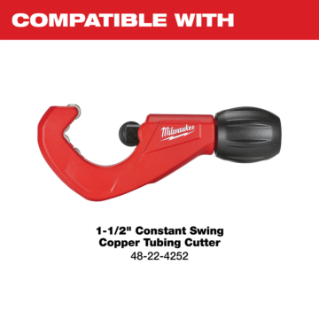 Milwaukee 3 PC 1-1/2" Constant Swing Copper Tubing Cutter Replacement Reaming Blades