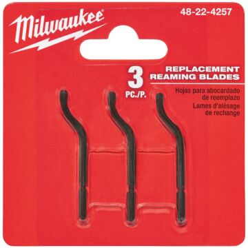 Milwaukee Copper Tubing Cutter Replacement Reaming Blades (3pk) 3-1/2 in.