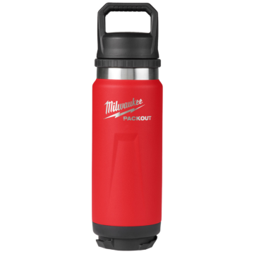 Milwaukee PACKOUT™ Insulated Bottle w/ Chug Lid (Red) 24 oz