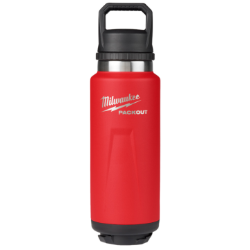 Milwaukee PACKOUT™ Insulated Bottle w/ Chug Lid (Red) 36 oz