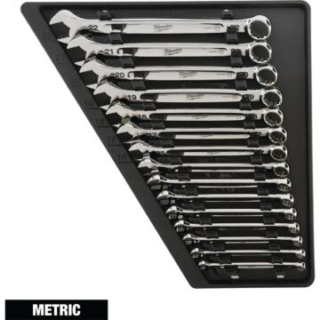 Milwaukee 15pc Combination Wrench Set - Metric