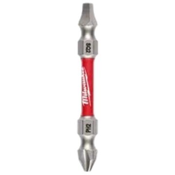 Milwaukee SHOCKWAVE™ PH2/SQ2 Impact Duty Double Ended Bit