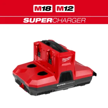 Milwaukee M18 & M12 Four Bay Simultaneous Super Charger w/ PACKOUT™ Compatibility