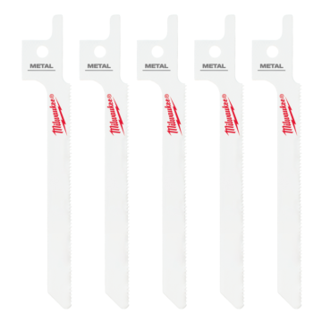 Milwaukee 3-1/2" 24 TPI SAWZALL® Blade for Metal Scroll (5 PK)