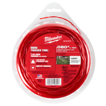 Milwaukee .080" x 150’ Twisted Trimmer Line
