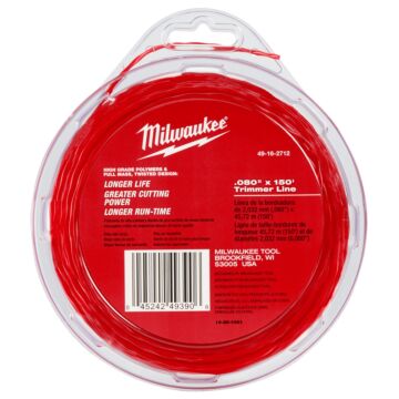 Milwaukee .080" x 150’ Twisted Trimmer Line