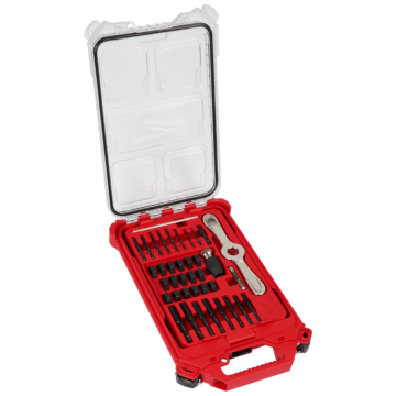 Milwaukee 38PC SAE Tap & Die PACKOUT™ Set w/ HEX-LOK™ 2-in-1 Handle