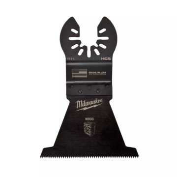 Milwaukee 2-1/2” High Carbon Steel Wood Universal Fit Oscillating Multi-Tool Blade (1 PK)