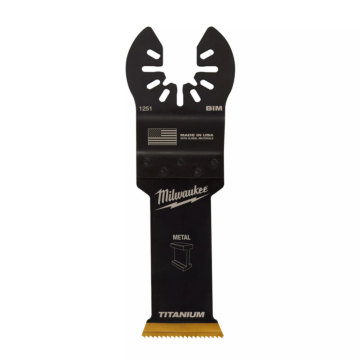 Milwaukee 1-1/8” Bi-Metal Thin Metal Universal Fit Oscillating Multi-Tool Blade (1 PK)