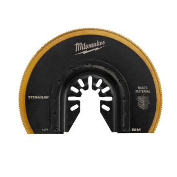 Milwaukee 3-1/2” Segmented Bi-Metal Multi-Material Universal Fit Oscillating Multi-Tool Blade (1 PK)