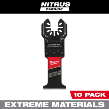 Milwaukee NITRUS™ Carbide Extreme Materials Universal Fit Oscillating Multi-Tool Blade (10pk) 1-3/8 in.