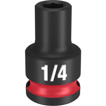Milwaukee SHOCKWAVE™ Impact Duty 3/8" Drive 1/4" Standard 6 Point Socket
