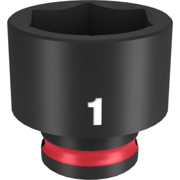Milwaukee SHOCKWAVE™ Impact Duty 3/8" Drive 1" Standard 6 Point Socket