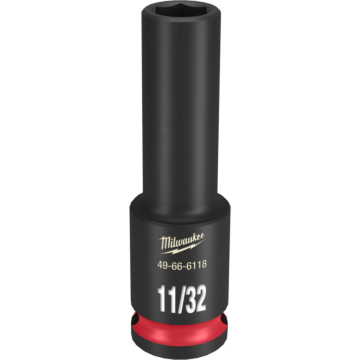 Milwaukee SHOCKWAVE™ Impact Duty 3/8" Drive 11/32" Deep 6 Point Socket