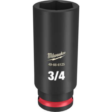 Milwaukee SHOCKWAVE™ Impact Duty 3/8" Drive 3/4" Deep 6 Point Socket