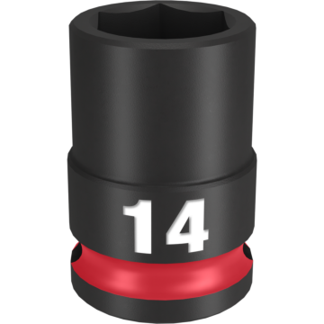 Milwaukee SHOCKWAVE™ Impact Duty 3/8" Drive 14MM Standard 6 Point Socket
