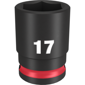 Milwaukee SHOCKWAVE™ Impact Duty 3/8" Drive 17MM Standard 6 Point Socket