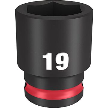 Milwaukee SHOCKWAVE™ Impact Duty 3/8" Drive 19MM Standard 6 Point Socket