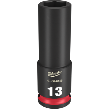 Milwaukee SHOCKWAVE™ Impact Duty 3/8" Drive 13MM Deep 6 Point Socket