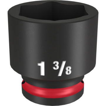 Milwaukee SHOCKWAVE™ Impact Duty 1/2" Drive 1-3/8" Standard 6 Point Socket