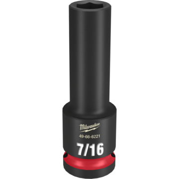 Milwaukee SHOCKWAVE™ Impact Duty 1/2" Drive 7/16" Deep 6 Point Socket