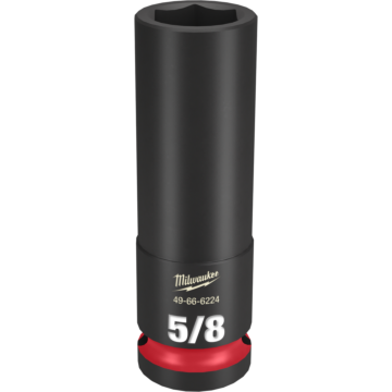 Milwaukee SHOCKWAVE™ Impact Duty 1/2" Drive 5/8" Deep 6 Point Socket