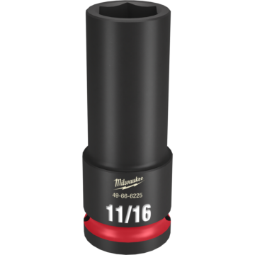 Milwaukee SHOCKWAVE™ Impact Duty 1/2" Drive 11/16" Deep 6 Point Socket