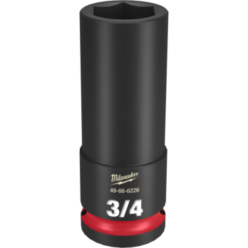Milwaukee SHOCKWAVE™ Impact Duty 1/2" Drive 3/4" Deep 6 Point Socket