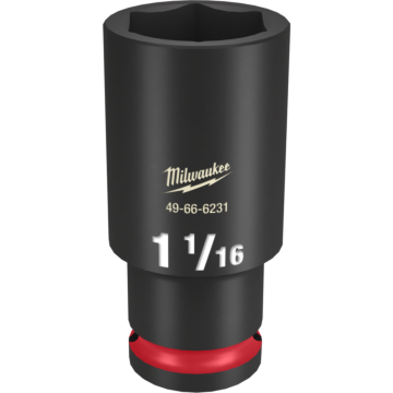 Milwaukee SHOCKWAVE™ Impact Duty 1/2" Drive 1-1/16" Deep 6 Point Socket