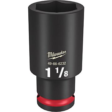 Milwaukee SHOCKWAVE™ Impact Duty 1/2" Drive 1-1/8" Deep 6 Point Socket