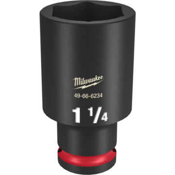 Milwaukee SHOCKWAVE™ Impact Duty 1/2" Drive 1-1/4" Deep 6 Point Socket