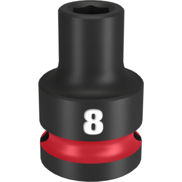 Milwaukee SHOCKWAVE™ Impact Duty 1/2" Drive 8MM Standard 6 Point Socket