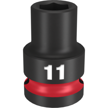 Milwaukee SHOCKWAVE™ Impact Duty 1/2" Drive 11MM Standard 6 Point Socket